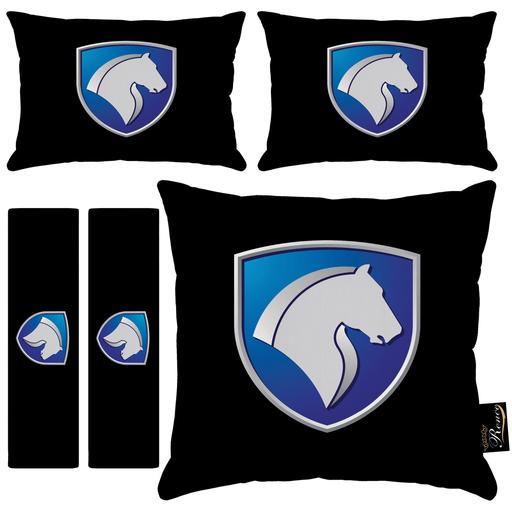 پشت گردنی صندلی خودرو و کاور کمربند ایمنی رنس مدل RR9-40936 به همراه کوسن